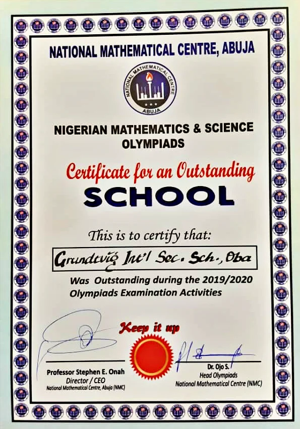 Grundtvig Recognition as an outstanding school